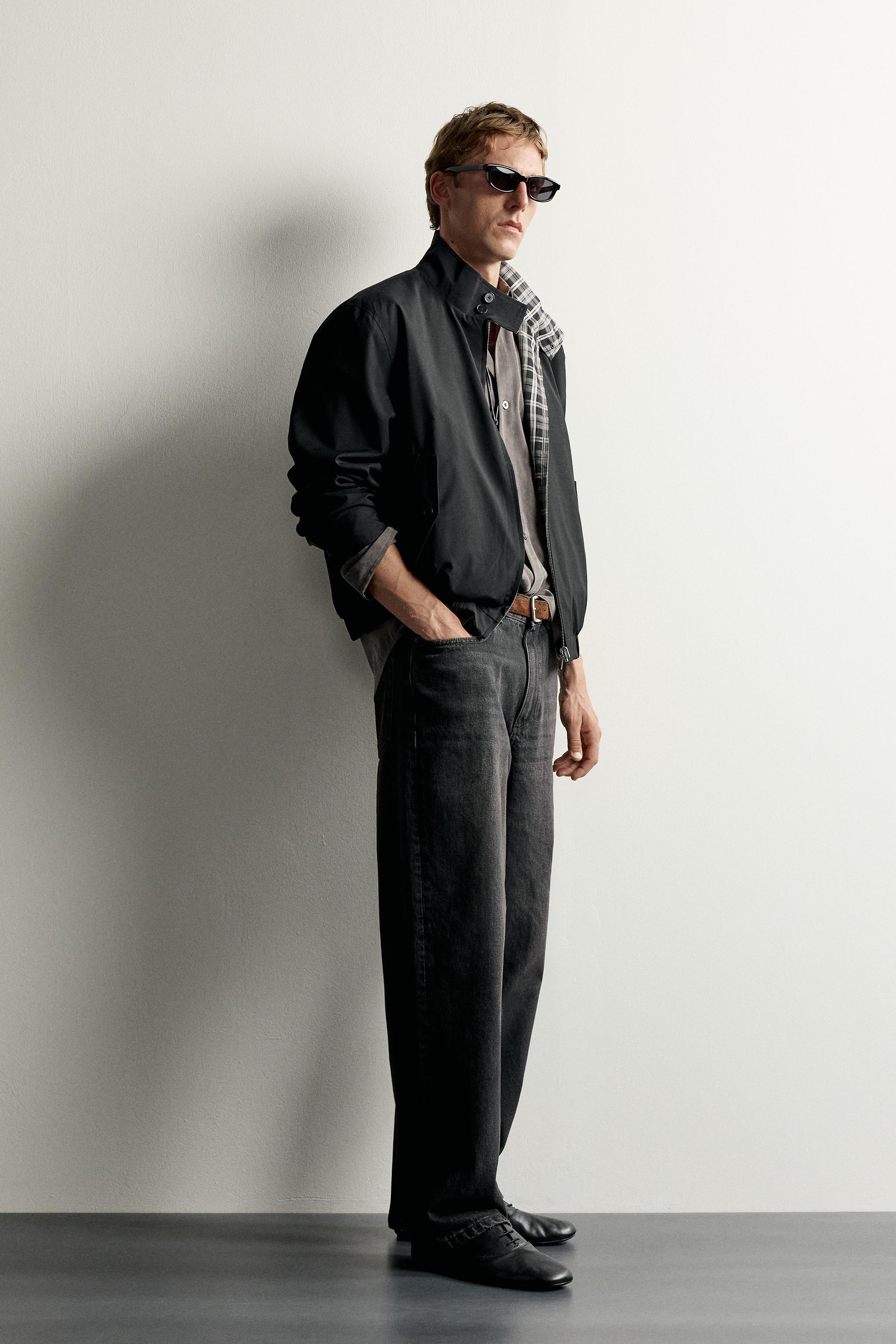 BLOUSON RÉVERSIBLE À CARREAUX